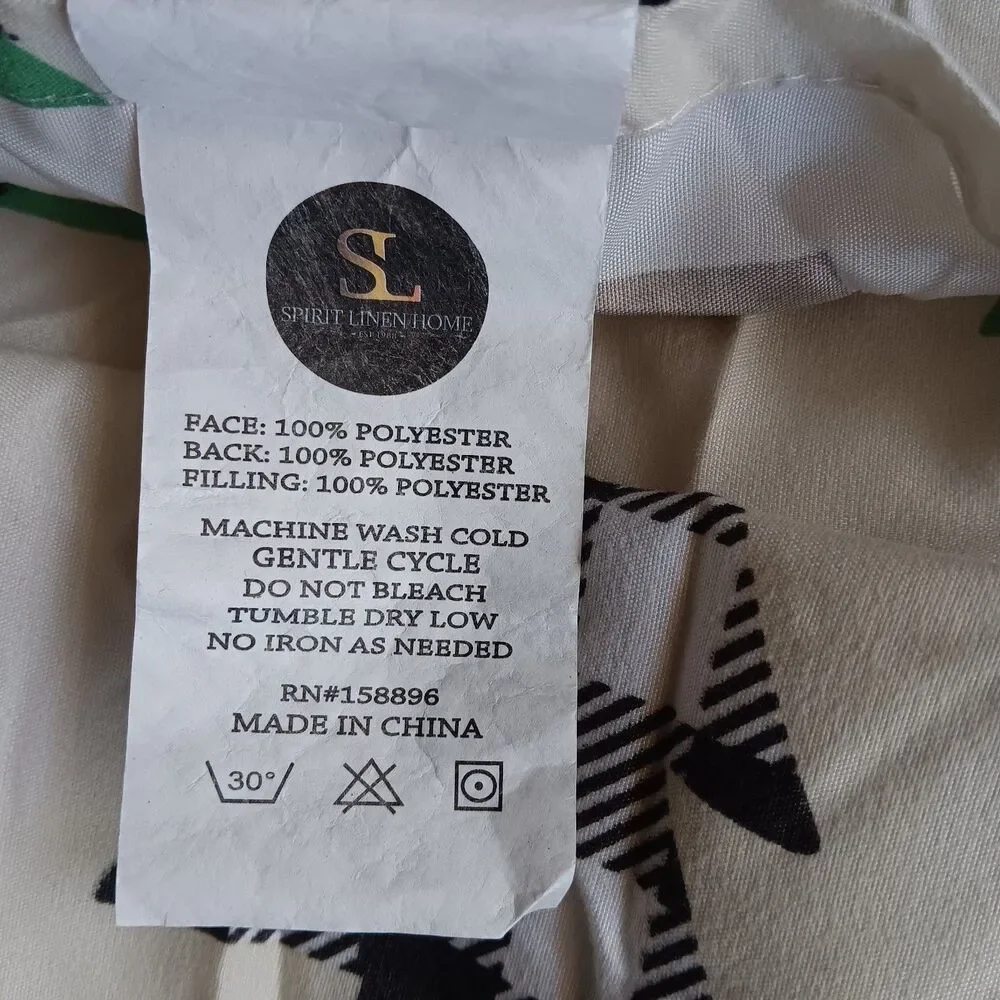 Spirit Linen Christmas Tree King Quilt and Pillow Shams Buffalo Checks 92x106